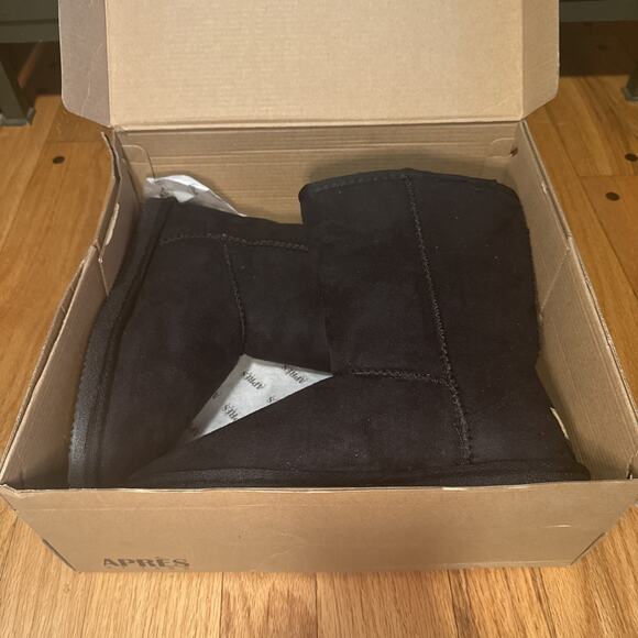 Apres By Lamo 5Y Girls Fur Ankle Boots - Picture 9 of 10